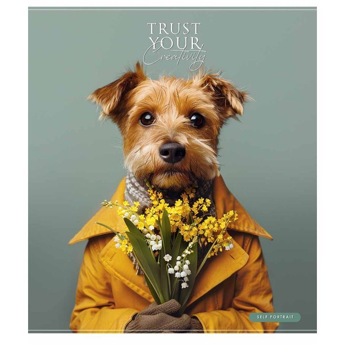 Тетрадь Школярик Happy portrait 96 листов клетка (096-3514K) изображение 4