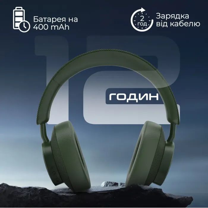 Навушники Promate Takt Midnight Green (takt.midnightgreen) зображення 4