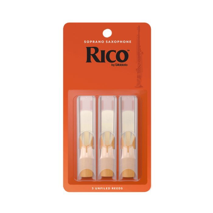 Тростина для саксофона D'Addario Rico - Soprano Sax #2.0 - 3-Pack (RIA0320)