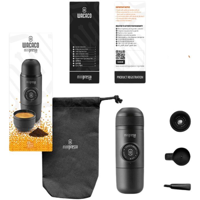 Кофеварка кемпинговая Wacaco Minipresso GR (WMINIGR) изображение 3 Кофеварка кемпинговая Wacaco Minipresso GR (WMINIGR) изображение 3