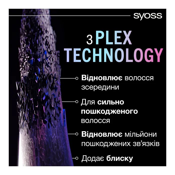 Кондиціонер для волосся Syoss Intense Plex Conditioner 250 мл (9000101731545) зображення 5