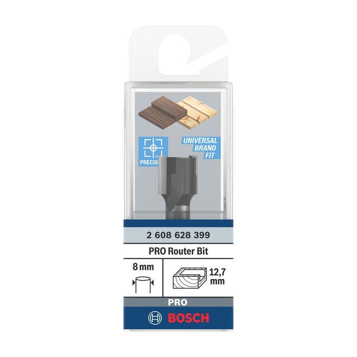 Фреза Bosch Professional шарнірна, Std, S8, D12.7, L12.7 (2.608.628.399) зображення 2