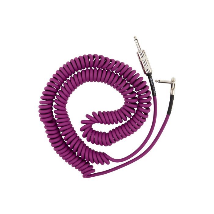 Инструментальный кабель Fender Cables Jimi Hendrix Voodoo Child 30' Coil Purple (301777)