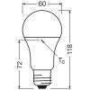 Лампочка Osram CL A100 13W/840 230V FR E27 (4058075304253) изображение 4