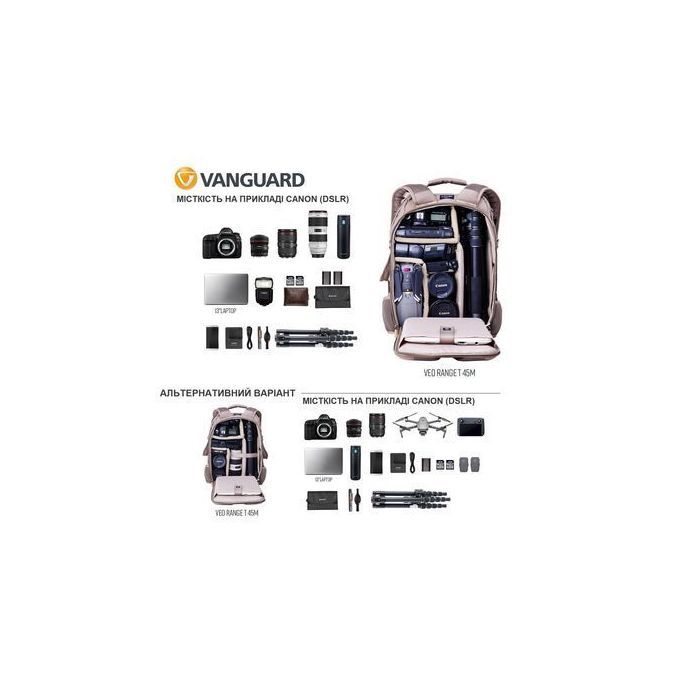 Фото-сумка Vanguard VEO Range T 45M Beige BG (DAS301771) изображение 8