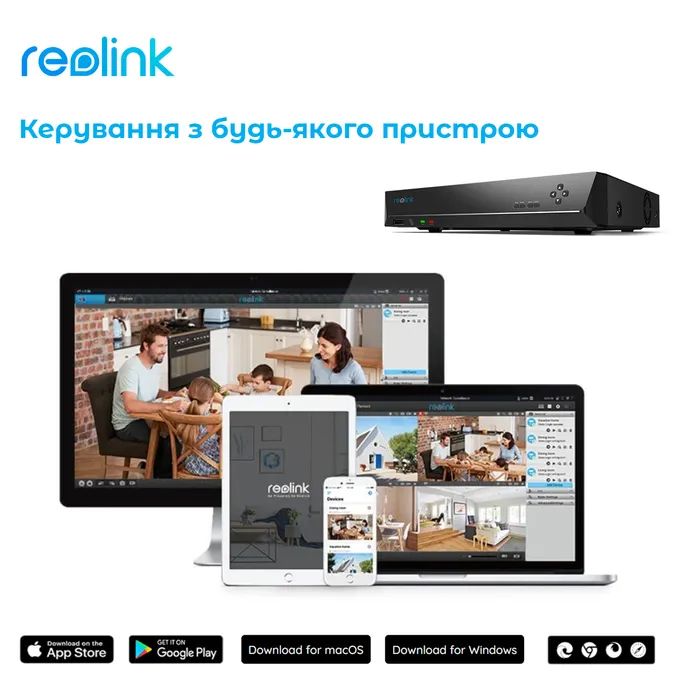Реєстратор для відеоспостереження Reolink NVS16 зображення 5