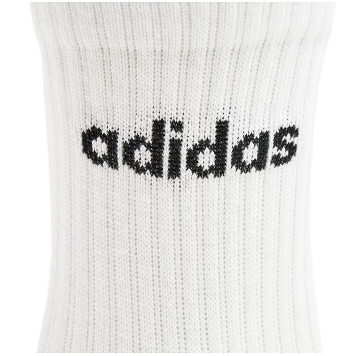 Шкарпетки Adidas C LIN CREW HT3455 3P білий, чорний S (37-39) (4066746240748) зображення 4
