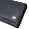 Гаманець ST Leather З кишенею для монет з натуральної шкіри Чорний (22691) зображення 5