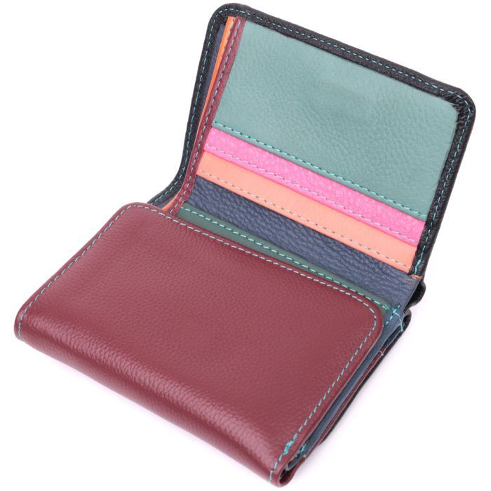 Гаманець ST Leather З натуральної шкіри Різнокольоровий (22497) зображення 5