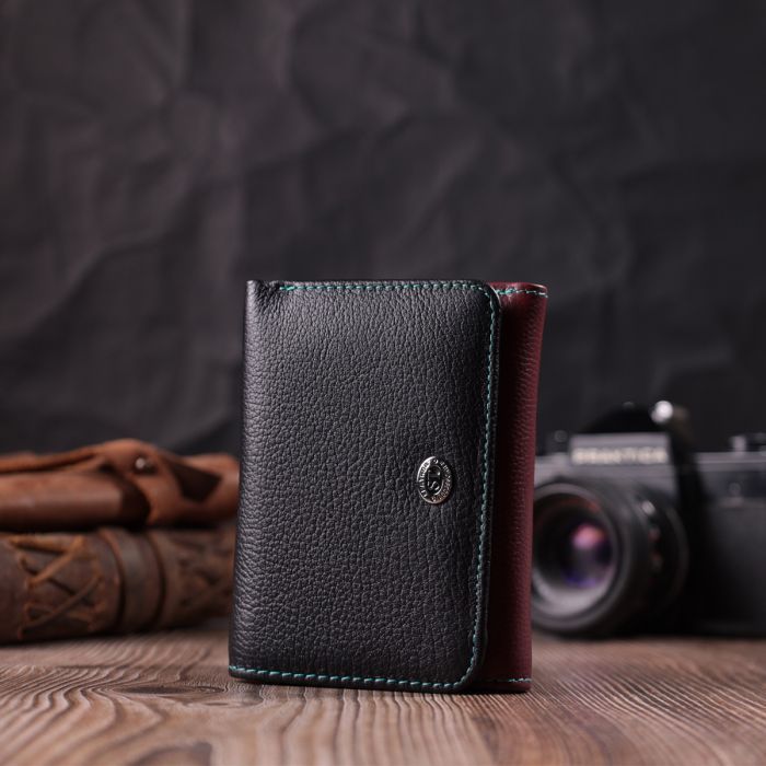 Гаманець ST Leather З натуральної шкіри Різнокольоровий (22497) зображення 8