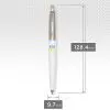 Ручка шариковая Parker JOTTER 17 Originals UKRAINE White CT BP Трезубец синий желтый (15032_T0017u) изображение 2