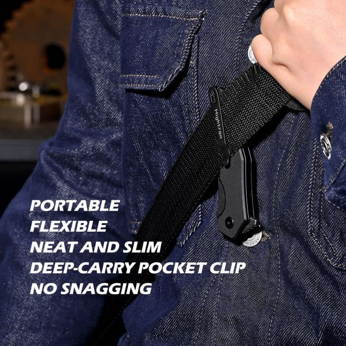 Нож Hightron Mini Ventura, D2, G10, зелений, сталевий stonewash клинок (HK05GRNS) изображение 7