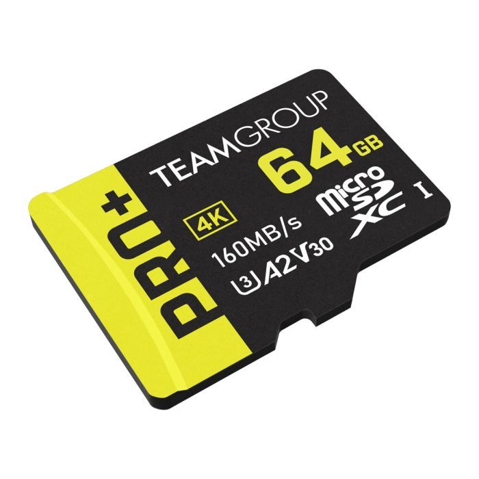 Карта памяти Team 64GB microSDXC class 10 UHS-I U3 V30 A2 Pro+ (TPPMSDX64GIA2V3003) изображение 2