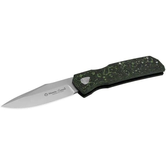 Ніж Maserin Power, Magnacut, fat carbon green jungle (502/VM)