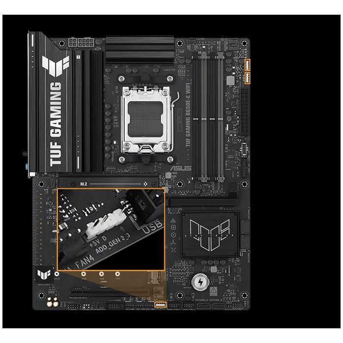 Материнська плата ASUS TUF GAMING B650E-E WIFI зображення 10