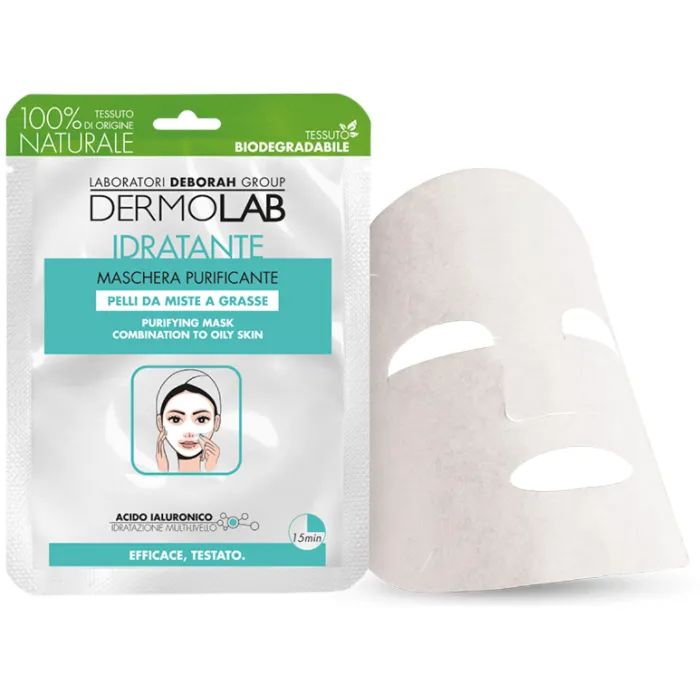 Маска для обличчя Dermolab Purifying Mask Тканинна очищуюча (8009518295252) зображення 3