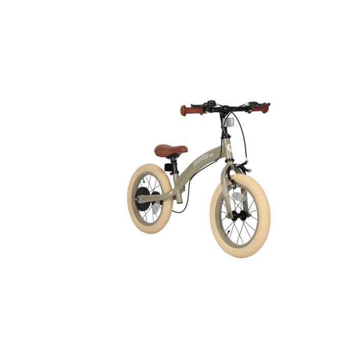 Детский велосипед QPlay Miniby 3 в1, біговел 14",Grey-Green (CB01MiniBy14GreyGreen) изображение 2