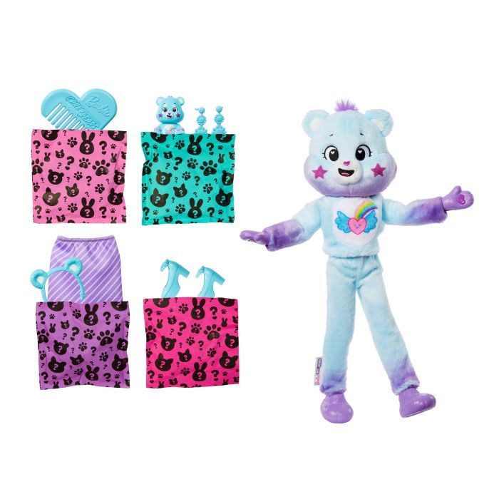 Кукла Barbie Cutie Reveal Care bears Новая волна Медвежонок Мечтатель (JFV61) изображение 3