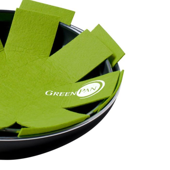 Захист для зберігання сковорідок GreenPan 2 шт, 27 + 34 см, салатовий (CC000749-001) зображення 2
