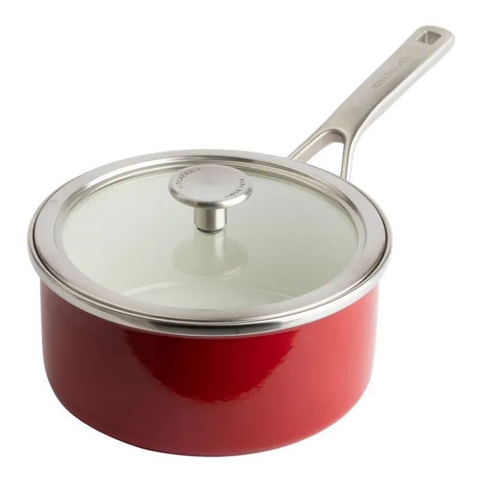 Ківш KitchenAid Steel Core, 18 см, 2 л, червоний (CC003264-001)