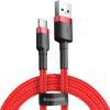 Дата кабель USB 2.0 AM to USB-C 3.0m 2A red Baseus (CATKLF-U09)