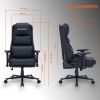 Крісло ігрове GamePro GC760DG Fabric Dark Gray (GC760DG) зображення 12