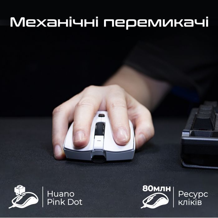 Мишка RAWM SA-MH01 Wireless/Bluetooth Purple (SA-MH01.purple) зображення 4