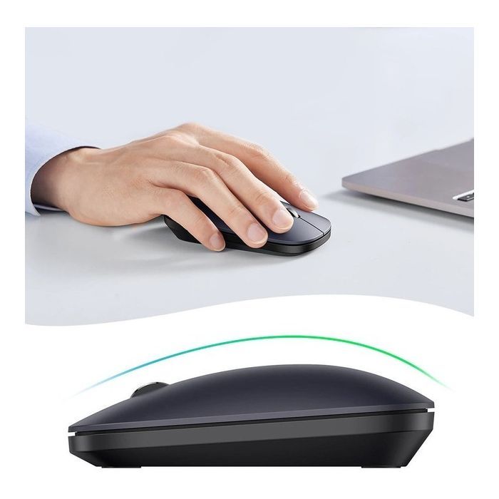 Мишка Ugreen MU001 Portable Wireless Black (90372) зображення 6