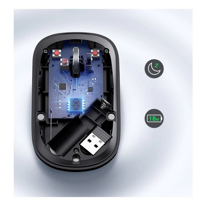 Мишка Ugreen MU001 Portable Wireless Black (90372) зображення 8