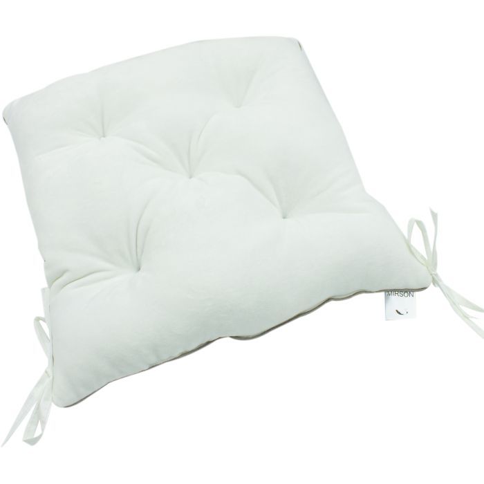 Подушка на стілець MirSon 28-0001 White Velvet 50х50 см (2200006275718)