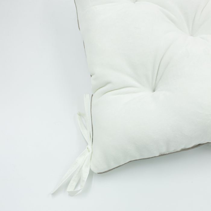 Подушка на стілець MirSon 28-0001 White Velvet 50х50 см (2200006275718) зображення 3