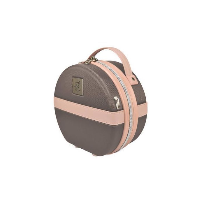 Косметичка Semi Line Бьюті-кейс 5L Champagne/Black (DAS302681) > ціни в Києві та Україні Косметичка Semi Line Бьюті-кейс 5L Champagne/Black (DAS302681)