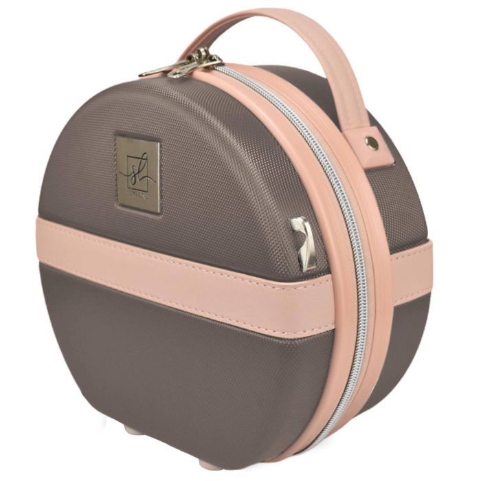 Косметичка Semi Line Бьюти-кейс 5L Brown/Pink Cream (DAS302677)