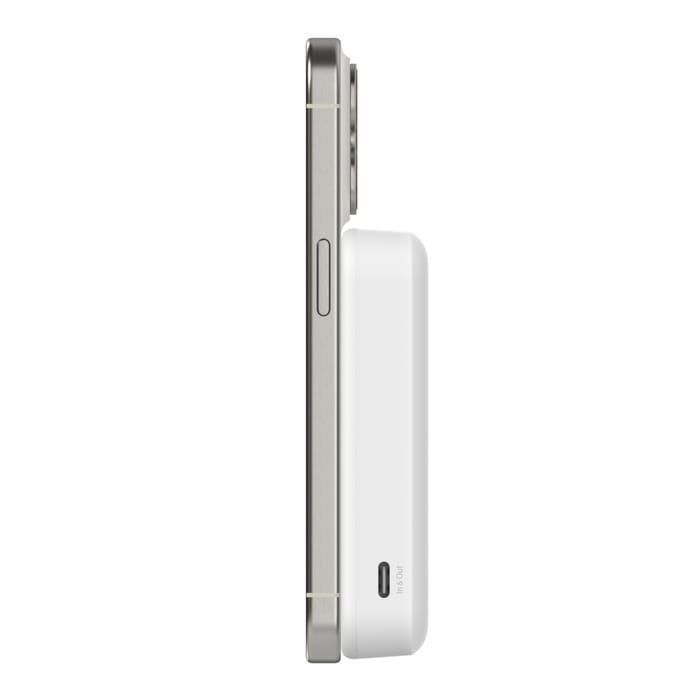 Батарея универсальная Belkin 8000mAh MagSafe Wireless Qi2 White (BPD007BTWH) изображение 7