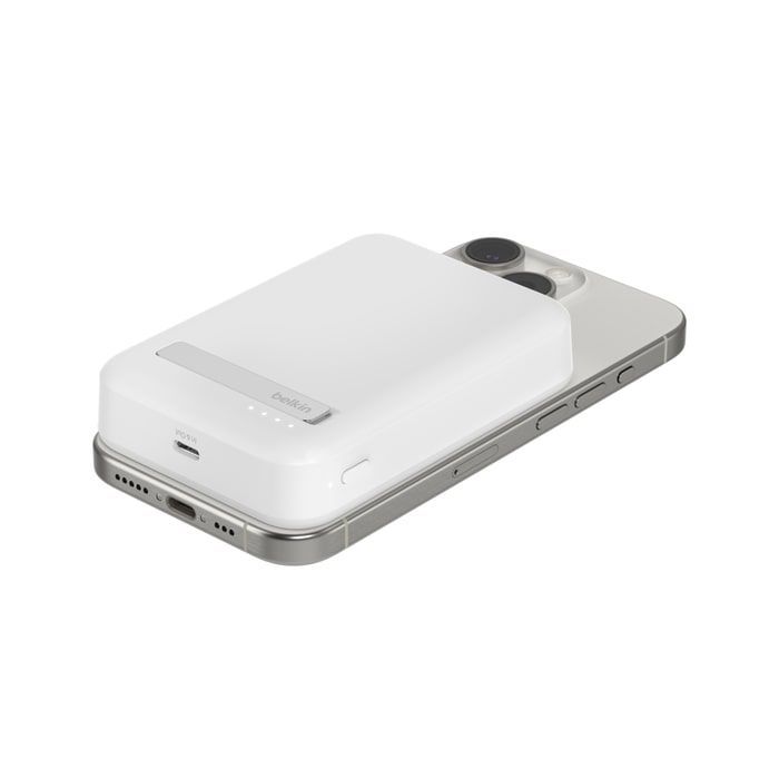 Батарея универсальная Belkin 8000mAh MagSafe Wireless Qi2 White (BPD007BTWH) изображение 8