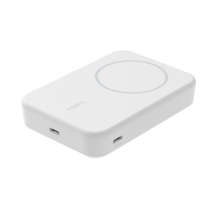 Батарея универсальная Belkin 8000mAh MagSafe Wireless Qi2 White (BPD007BTWH) изображение 9