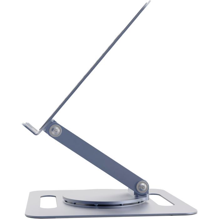 Підставка до ноутбука Gembird до 15.6", ругльована, обертова, алюміній (NBS-DR1-01) зображення 2