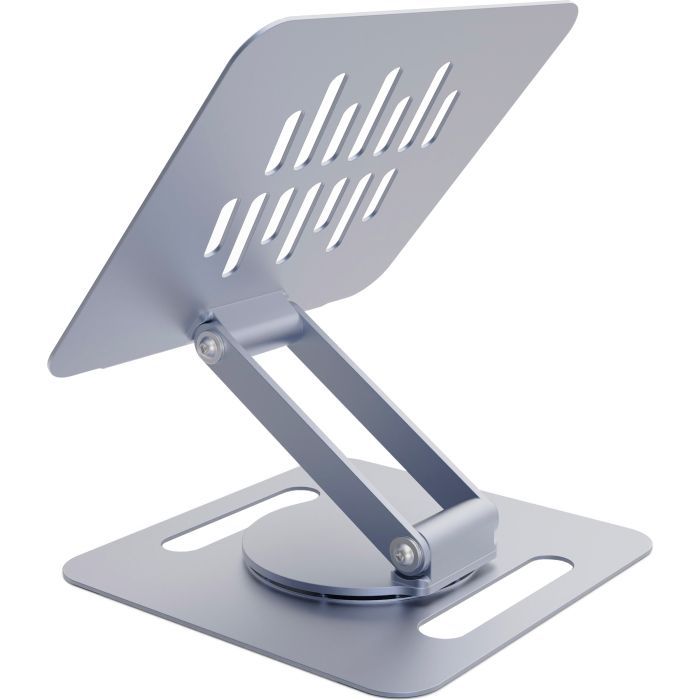 Підставка до ноутбука Gembird до 15.6", ругльована, обертова, алюміній (NBS-DR1-01) зображення 3