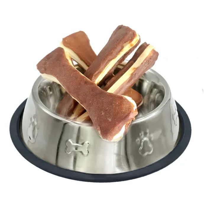 Лакомство для собак Lucky Star Сэндвич из курицы и прессованной кости 500 г (4820144201028) изображение 2