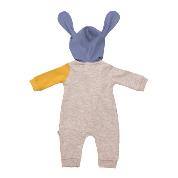 Человечек детский Tongs на молнии с капюшоном (4061-68B-gray) изображение 3