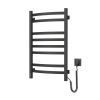 Полотенцесушитель Navin Avalon, 800х480, таймер-регулятор, сталь, чорний муар, праве підключення (12-203053-4880)