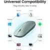 Мишка Ugreen MU001 Portable Wireless Green (90374) зображення 7