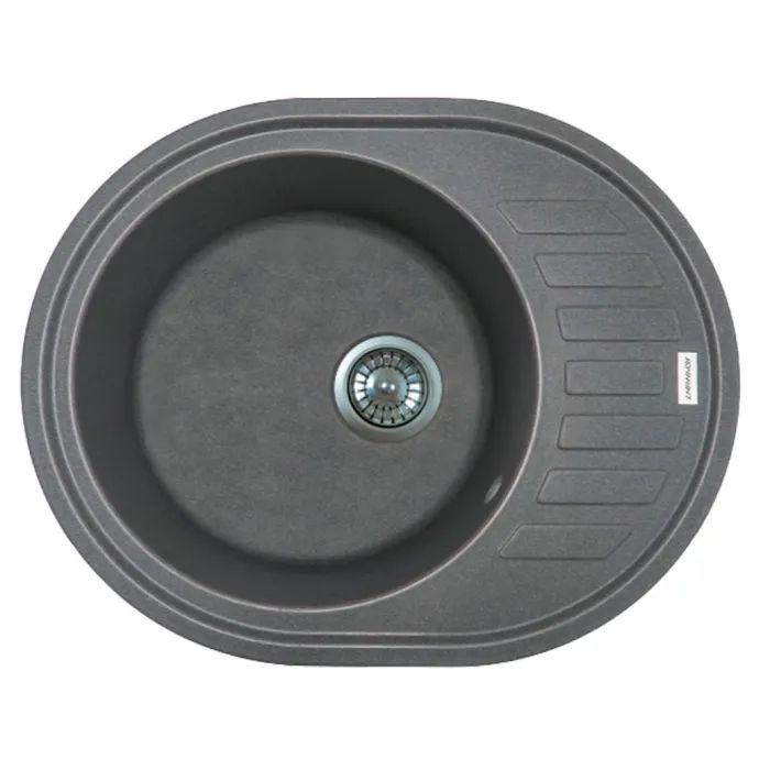 Мийка кухонна Adamant Ovum сірий (1824296100404)