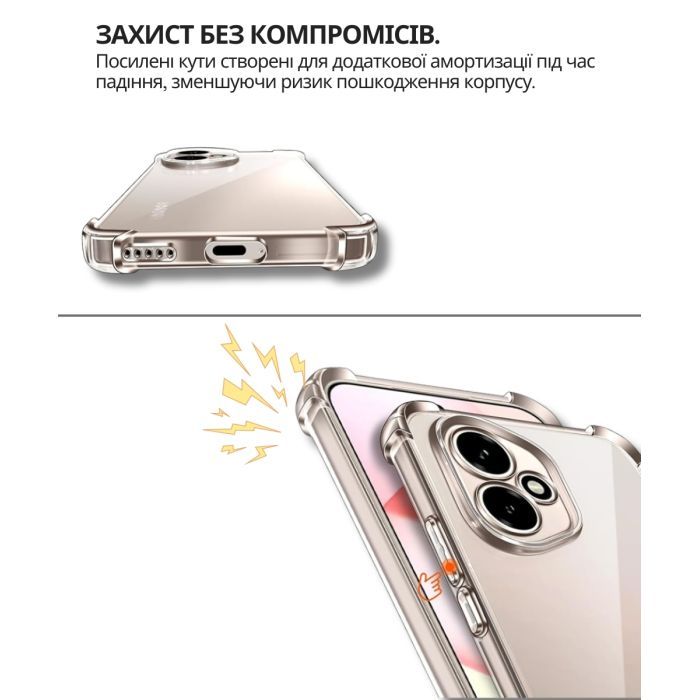 Чехол для мобильного телефона BeCover Anti-Shock Honor 400 Clear (714710) изображение 3