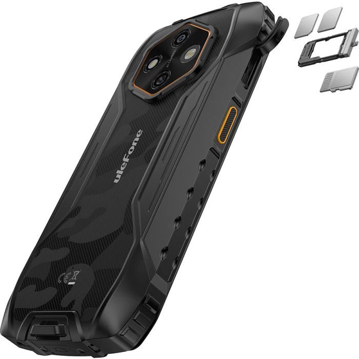 Мобільний телефон Ulefone Rugking 4 Pro 8/256Gb Black-Orange (6975326660921) зображення 7
