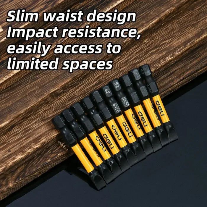 Набір біт Deli PH6 x 50 мм, 2 шт (EDL501005Z) зображення 3