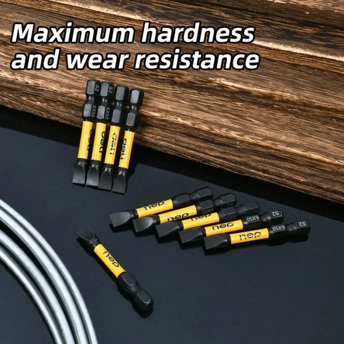 Набір біт Deli PH6 x 50 мм, 2 шт (EDL501005Z) зображення 4