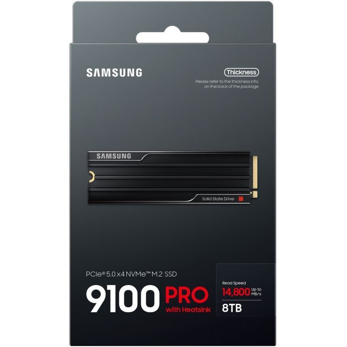 Накопитель SSD M.2 2280 8TB 9100 PRO Heatsink Samsung (MZ-VAP8T0CW) изображение 8