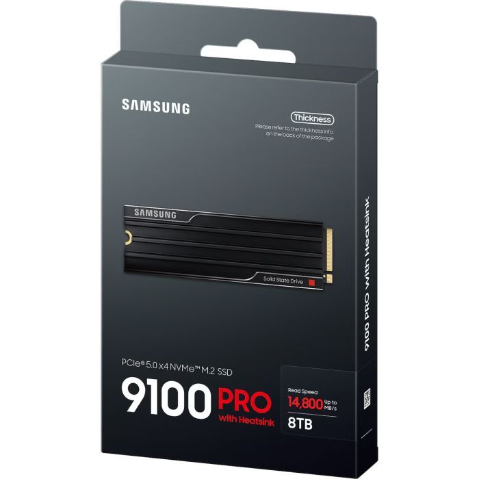 Накопитель SSD M.2 2280 8TB 9100 PRO Heatsink Samsung (MZ-VAP8T0CW) изображение 9