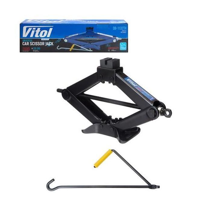 Домкрат VITOL гвинтовий 2 т гумовий упор, висота підйому 390мм. (DB-1132TH) изображение 4